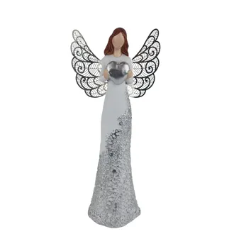 Dekorace anděl se srdcem X8179/4