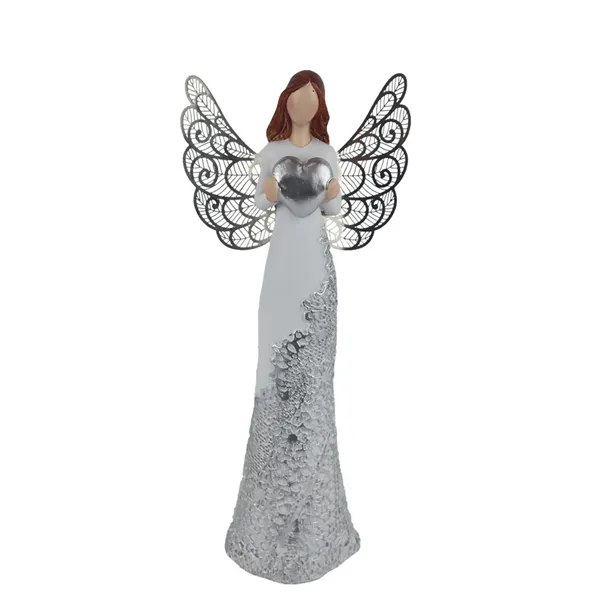 Dekorace anděl se srdcem X8179/4