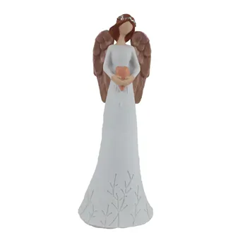 Dekorace anděl se srdcem X8182/2