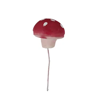 Dekorace houba muchomůrka X8407