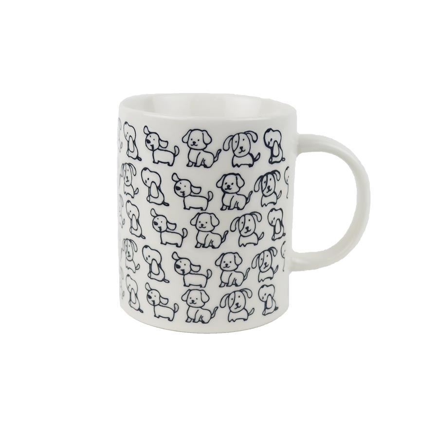 Porcelánový hrnek pejsci X8696