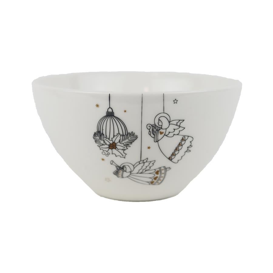 Porcelánová miska andílci X8724