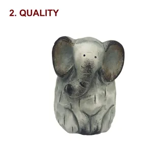 Dekorační slon X4532/B 2. jakost